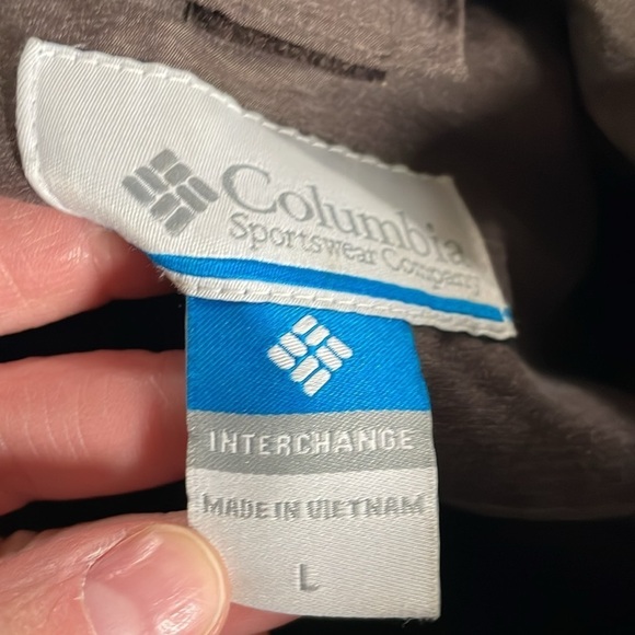 Columbia size large interchange brown jacket - Picture 13 of 13